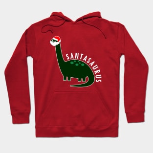 Santasaurus Funny Dinosaur Christmas Hoodie